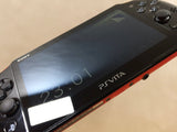 GA9338 Tested Working - PS Vita PCH-2000 RED AND BLACK SONY PSP Console Japan