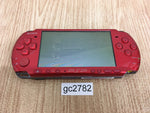 gc2782 Plz Read Item Condi PSP-3000 RADIANT RED SONY PSP Console Japan