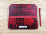 No Battery Nintendo 2DS CLEAR RED Console Japan - Tested Working KE1684