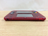 No Battery Nintendo 2DS CLEAR RED Console Japan - Tested Working KE1684