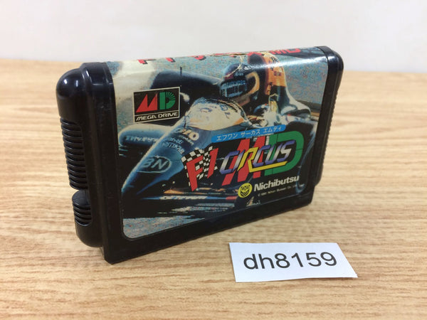 dh8159 F1 Circus MD Mega Drive Genesis Japan