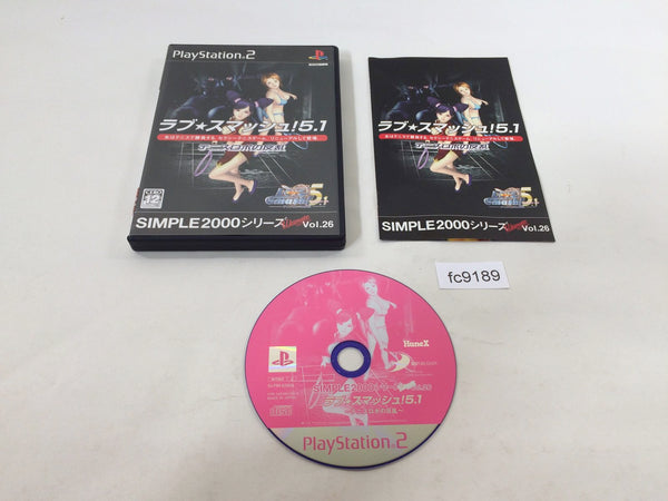 FC9189 LOVE SMASH 5.1 PS2 Japan
