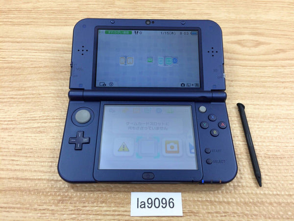 LA9096 No Battery Nintendo NEW 3DS LL XL METALLIC BLUE Console Japan