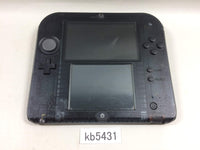 KB5431 Not Working Nintendo 2DS CLEAR BLACK Console Japan