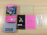 ub7584 3 Jigen Kakutou Ballz 3D BOXED SNES Super Famicom Japan