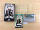 The Addams Family BOXED SNES Super Famicom Japan - UC9551