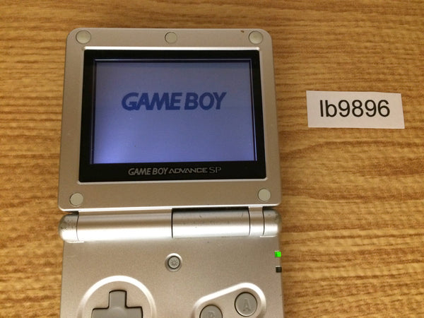 lb9896 Plz Read Item Condi GameBoy Advance SP Platinum Silver Console Japan