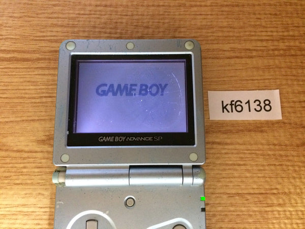 kf6138 Plz Read Item Condi GameBoy Advance SP Pearl Blue Console Japan