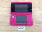 LB3540 Not Working - Nintendo 3DS Gross Pink Console Japan
