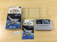 ua9196 Super Earth Defense Force E.D.F BOXED SNES Super Famicom Japan