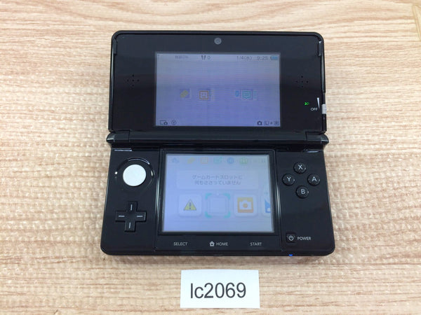 lc2069 Plz Read Item Condi Nintendo 3DS Clear Black Console Japan