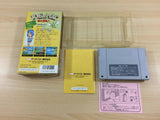 UB4915 Joe & Mac Tatakae Genshijin BOXED SNES Super Famicom Japan