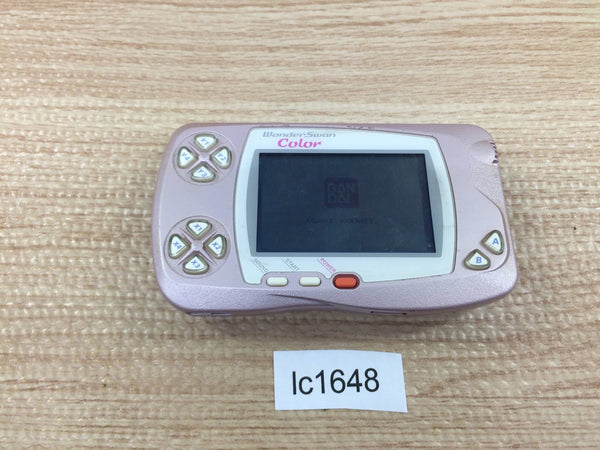 LC1648 Plz Read Item Condi Wonder Swan Color Pearl Pink Bandai Console Japan