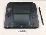 kb6646 Not Working Nintendo 2DS CLEAR BLACK Console Japan