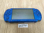 gc2791 Plz Read Item Condi PSP-3000 VIBRANT BLUE SONY PSP Console Japan