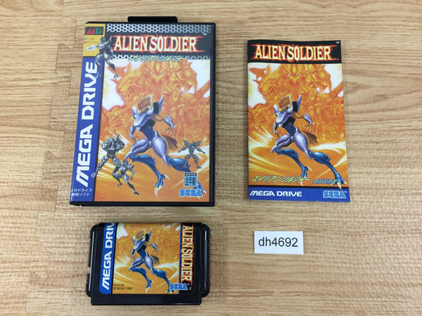 DH4692 Alien Soldier BOXED Mega Drive Genesis Japan
