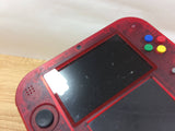 Nintendo 2DS CLEAR RED Console Japan - Not Working LA8586