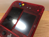 Nintendo 2DS CLEAR RED Console Japan - Not Working LA8586