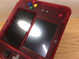Nintendo 2DS CLEAR RED Console Japan - Not Working LA8586
