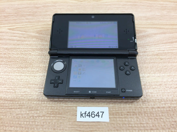 kf4647 Plz Read Item Condi Nintendo 3DS Cosmo Black Console Japan