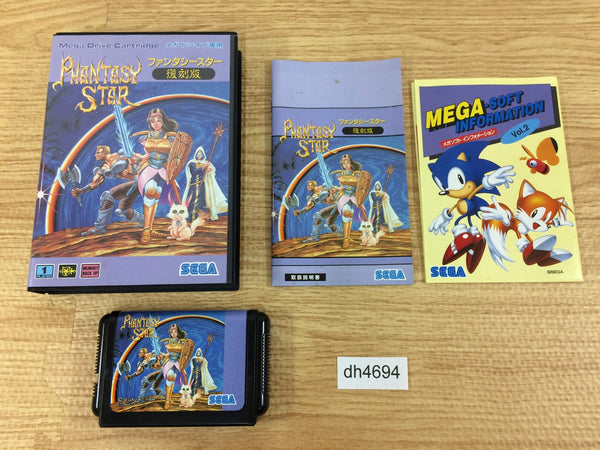 DH4694 Phantasy Star Fukkokuban BOXED Mega Drive Genesis Japan