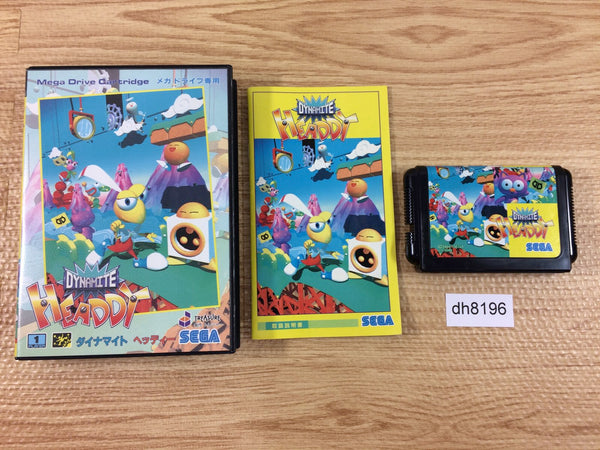 DH8196 Dynamite Headdy BOXED Mega Drive Genesis Japan