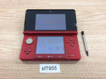 kf7955 Plz Read Item Condi Nintendo 3DS Flare Red Console Japan
