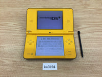 ke3194 No Battery Nintendo DSi LL XL DS Yellow Console Japan