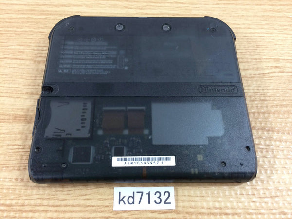 KD7132 Not Working Nintendo 2DS CLEAR BLACK Console Japan