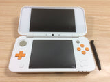 KC3543 With Defects - Nintendo 2DS LL XL WHITE ORANGE Console Japan