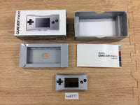 KE8777 GameBoy Micro Silver BOXED Game Boy Console Japan