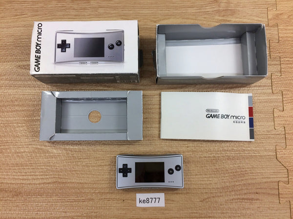 KE8777 GameBoy Micro Silver BOXED Game Boy Console Japan