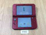 lf1652 Plz Read Item Condi Nintendo NEW 3DS LL XL METALLIC RED Console Japan