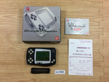 Wonder Swan Skeleton Black Console BOXED Bandai Japan - Tested Working KE1904
