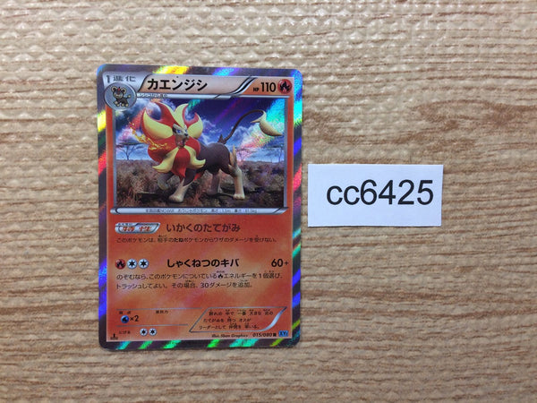 CC6425 Pyroar Fire R XY2 015/080 Pokemon Card TCG Japan