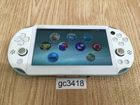 gc3418 PS Vita PCH-2000 LIGHT BLUE & WIHTE SONY PSP Console