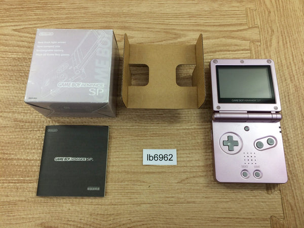 lb6962 GameBoy Advance SP Pearl Pink BOXED Game Boy Console Japan