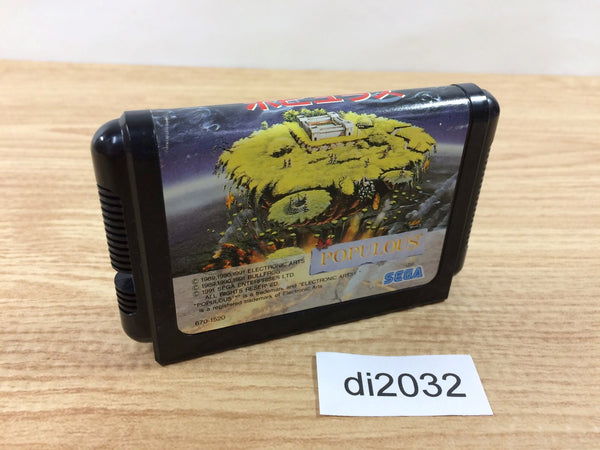 di2032 Populous Mega Drive Genesis Japan
