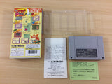 Ochan no Oekaki Logic BOXED SNES Super Famicom Japan - UC8577