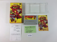 ub1241 UFO Kamen Yakisoban Kettler no Kuroi Inbou BOXED SNES Super Famicom Japan