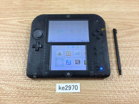 KE2970 No Battery Nintendo 2DS CLEAR BLACK Console Japan