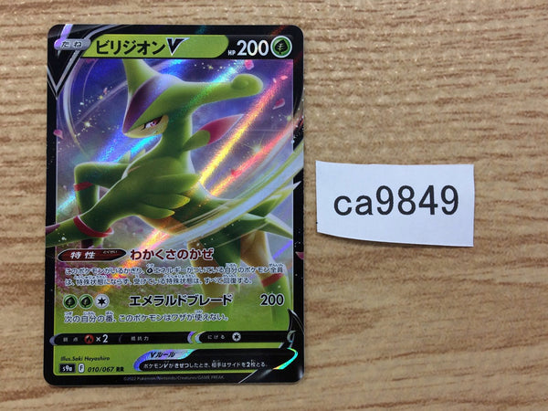 CA9849 VirizionV Grass RR s9a 010/067 Pokemon Card TCG Japan