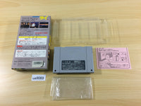 ua9069 Ginga Sengoku Gunyuuden Rai Thunder Jet BOXED SNES Super Famicom Japan