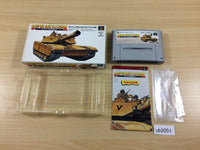 ub2051 Super Battletank BOXED SNES Super Famicom Japan
