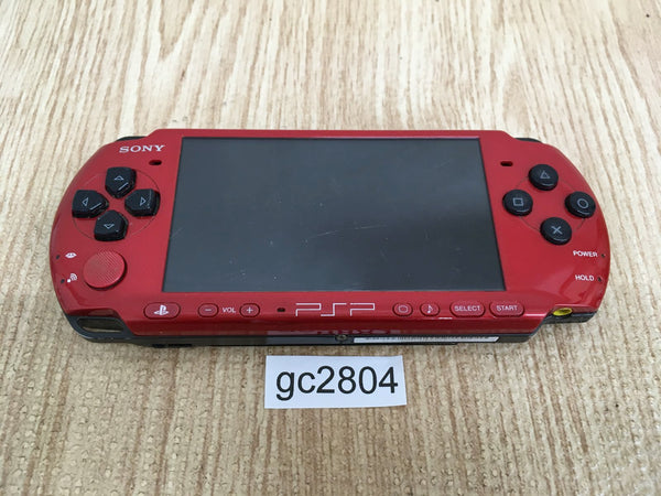 gc2804 Not Working PSP-3000 RED & BLACK SONY PSP Console Japan