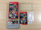Rushing Beat Shura The Peace Keepers BOXED SNES Super Famicom Japan - UD8444