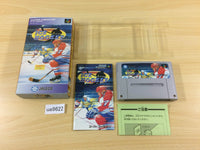 ua9622 USA Ice Hockey BOXED SNES Super Famicom Japan