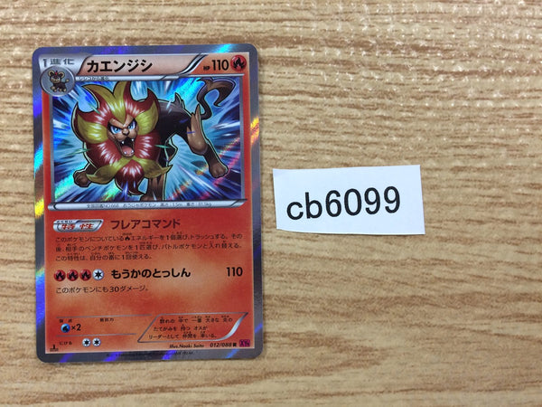 CB6099 Pyroar Fire R XY4 012/088 Pokemon Card TCG Japan