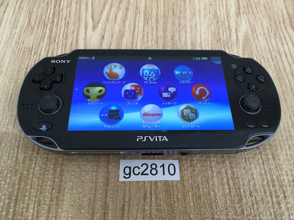 gc2810 PS Vita PCH-1000 CRYSTAL BLACK SONY PSP Console Japan