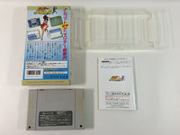 de9859 Super Family Tennis BOXED SNES Super Famicom Japan